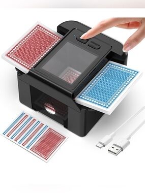 Automatic Card Shuffler for 1-2 Decks